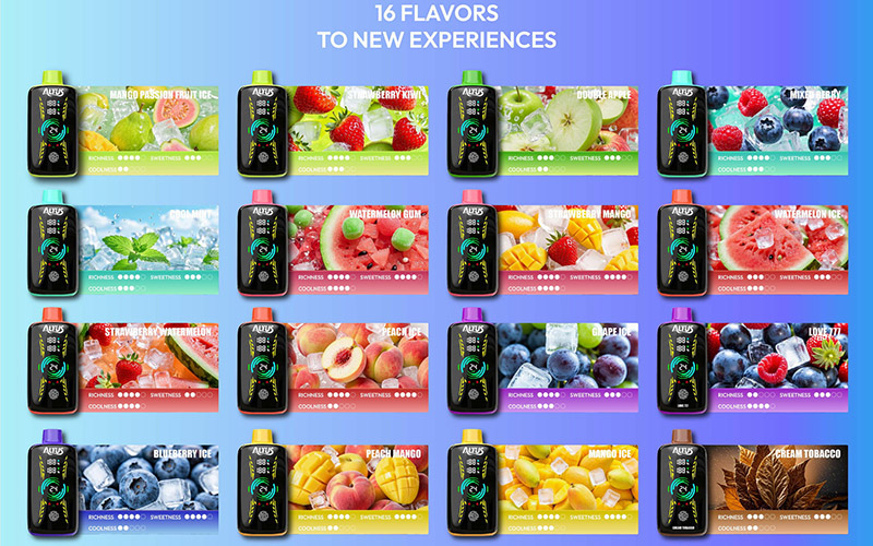 16 FLAVORS TO NEW EXPERIENCES