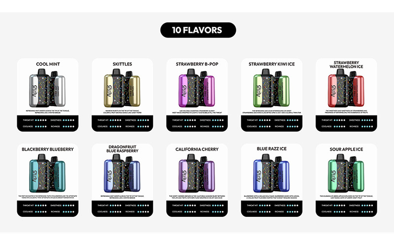 10 FLAVORS
